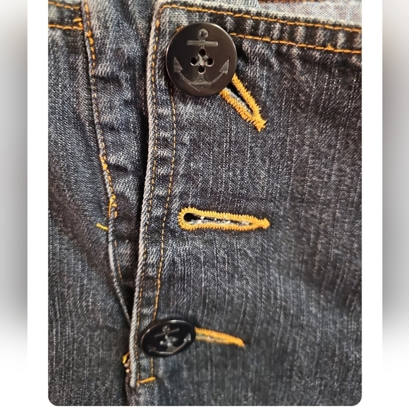 Wide Leg Jeans Y2K Style Size 12 Cotton 90s - Picture 5 of 6